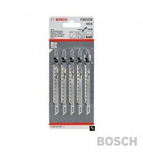 HOJA CALADORA BOSCH T301CD  x5u.  madera
